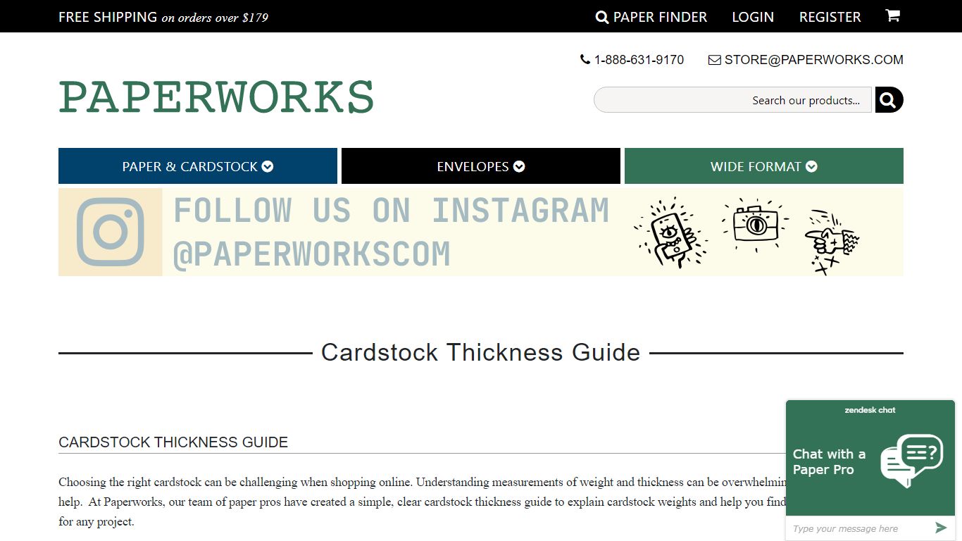 Cardstock Thickness Guide | Paper, Envelopes, Cardstock ... - Paperworks