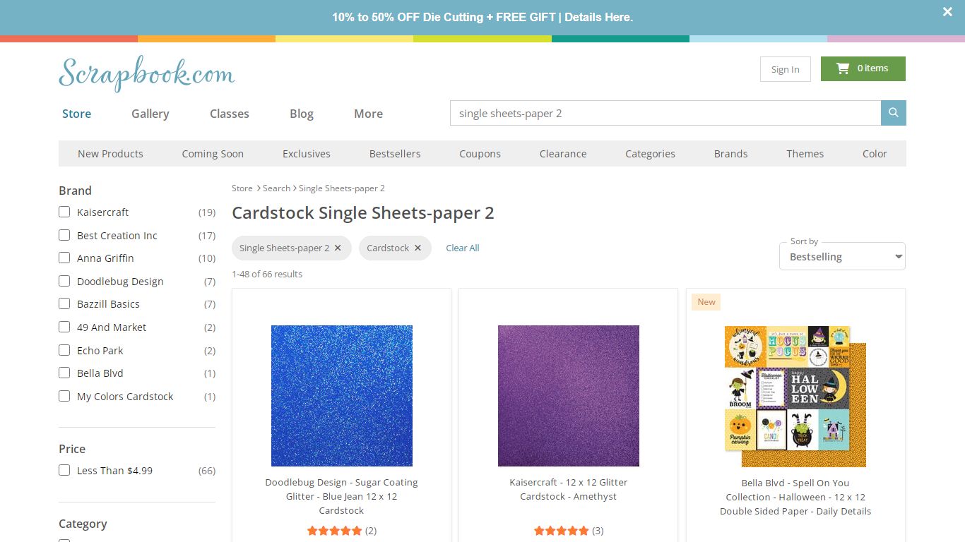 Cardstock by the Sheet - Scrapbook.com